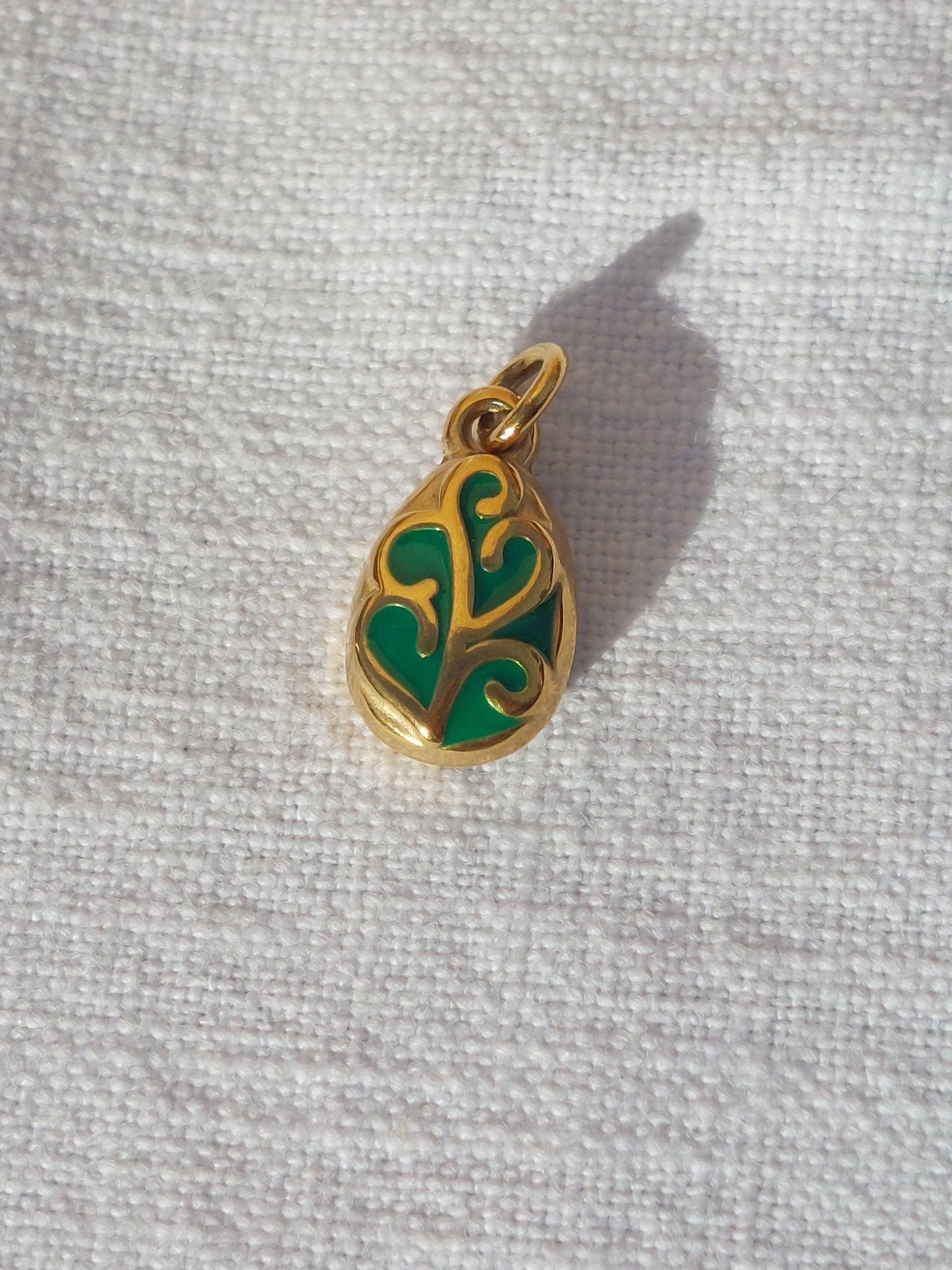 Charms doré acier inoxydable