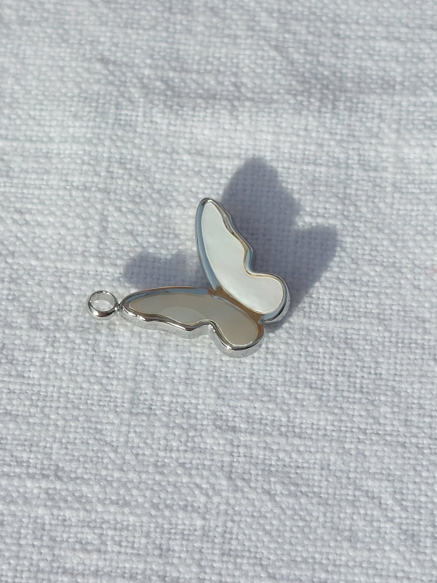 Charms argenté acier inoxydable