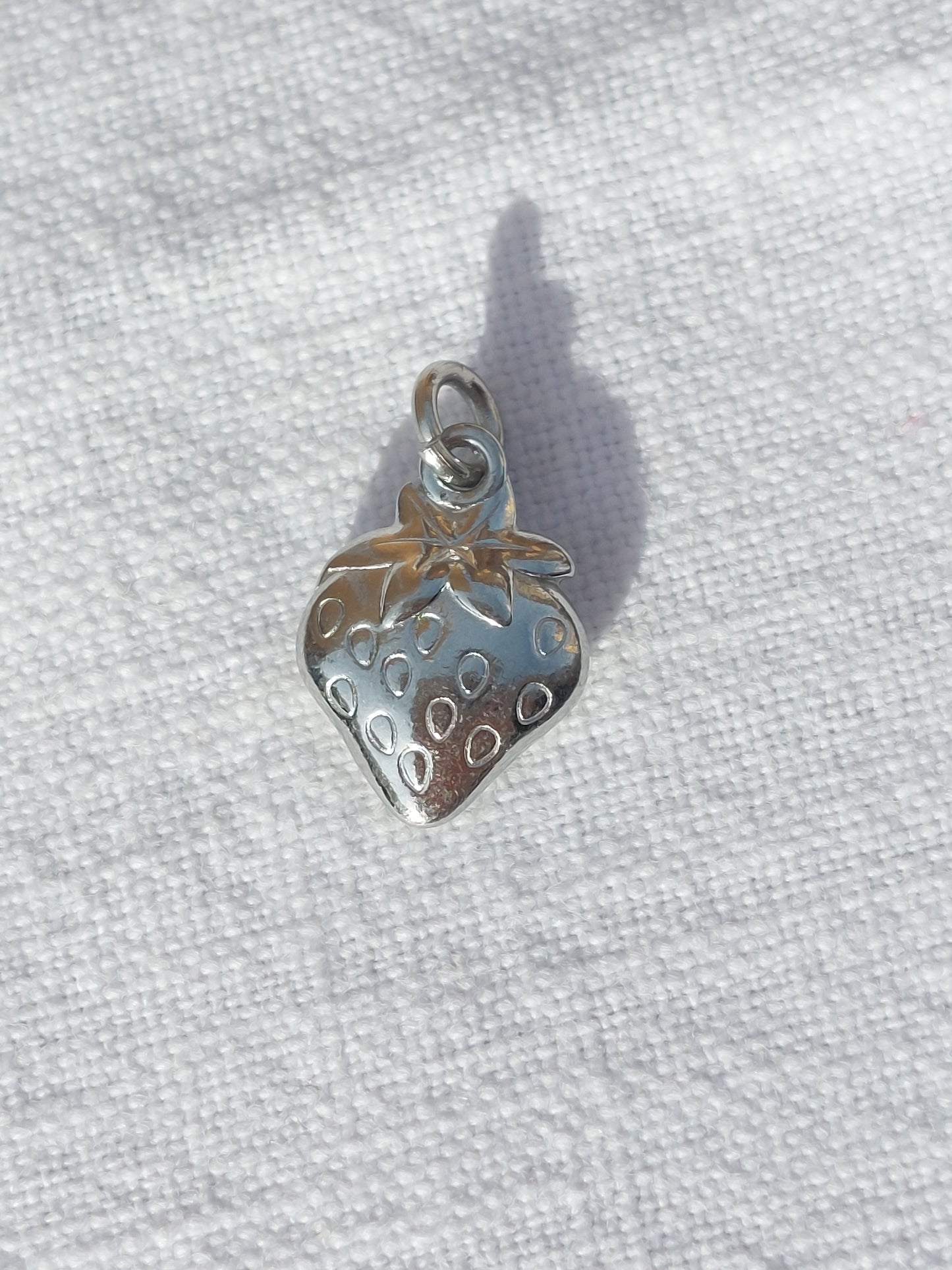 Charms argenté acier inoxydable