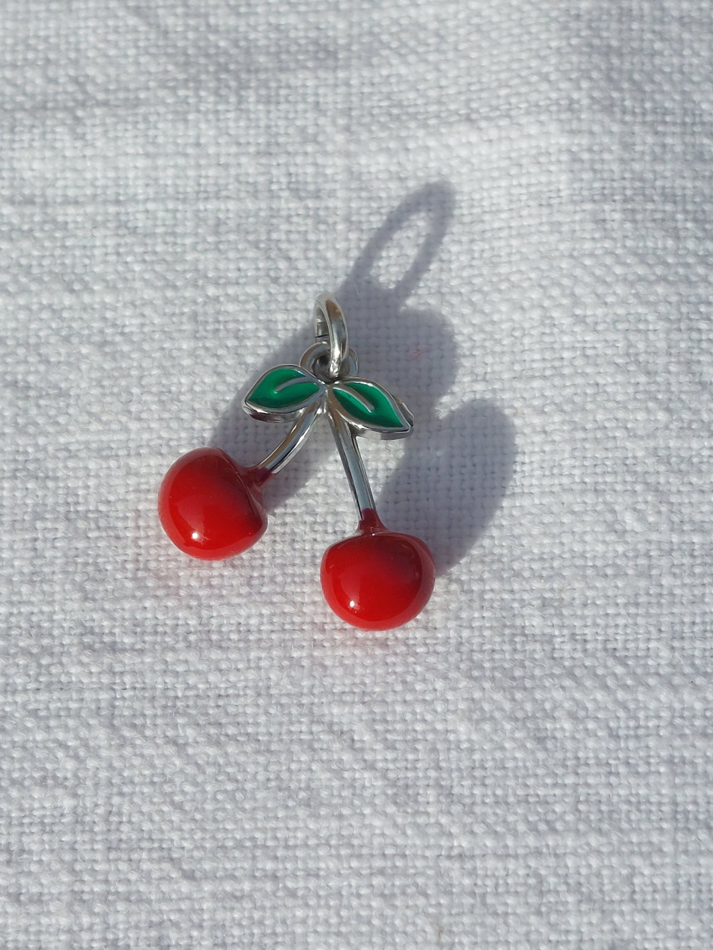 Charms argenté acier inoxydable