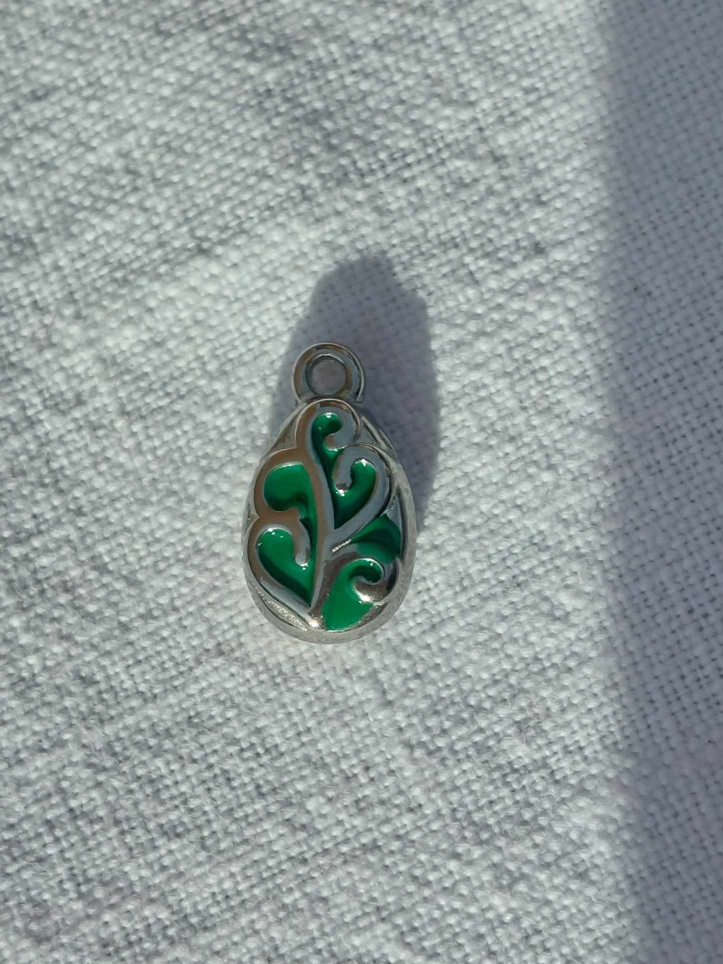 Charms argenté acier inoxydable