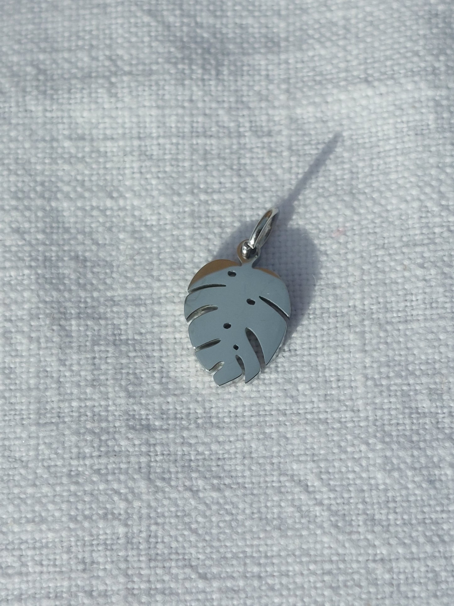 Charms argenté acier inoxydable