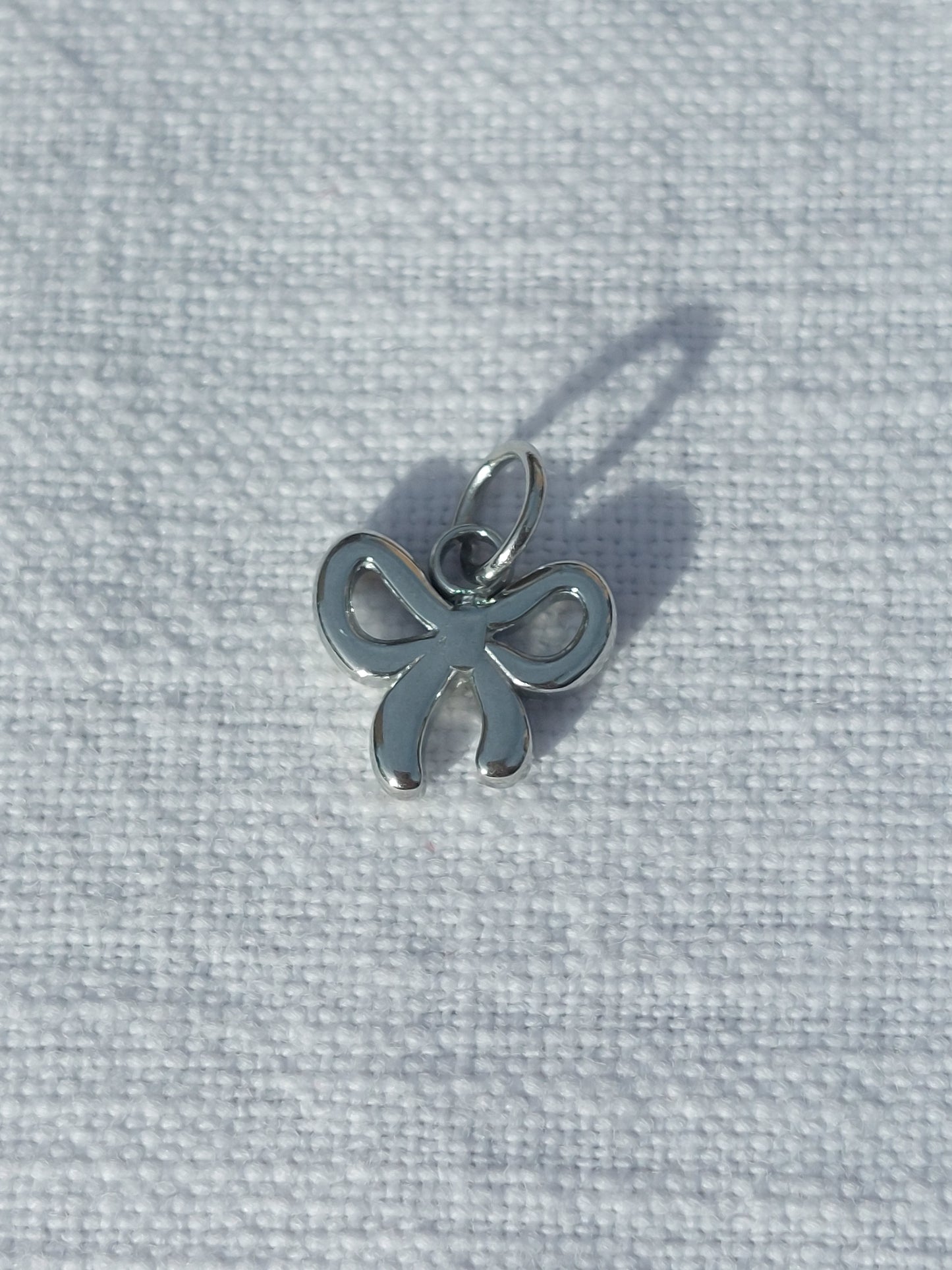 Charms argenté acier inoxydable