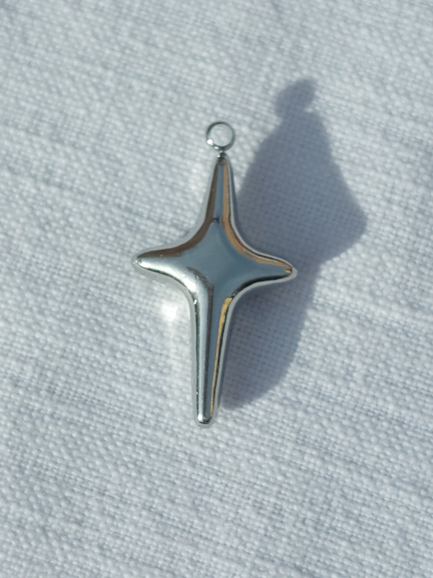 Charms argenté acier inoxydable