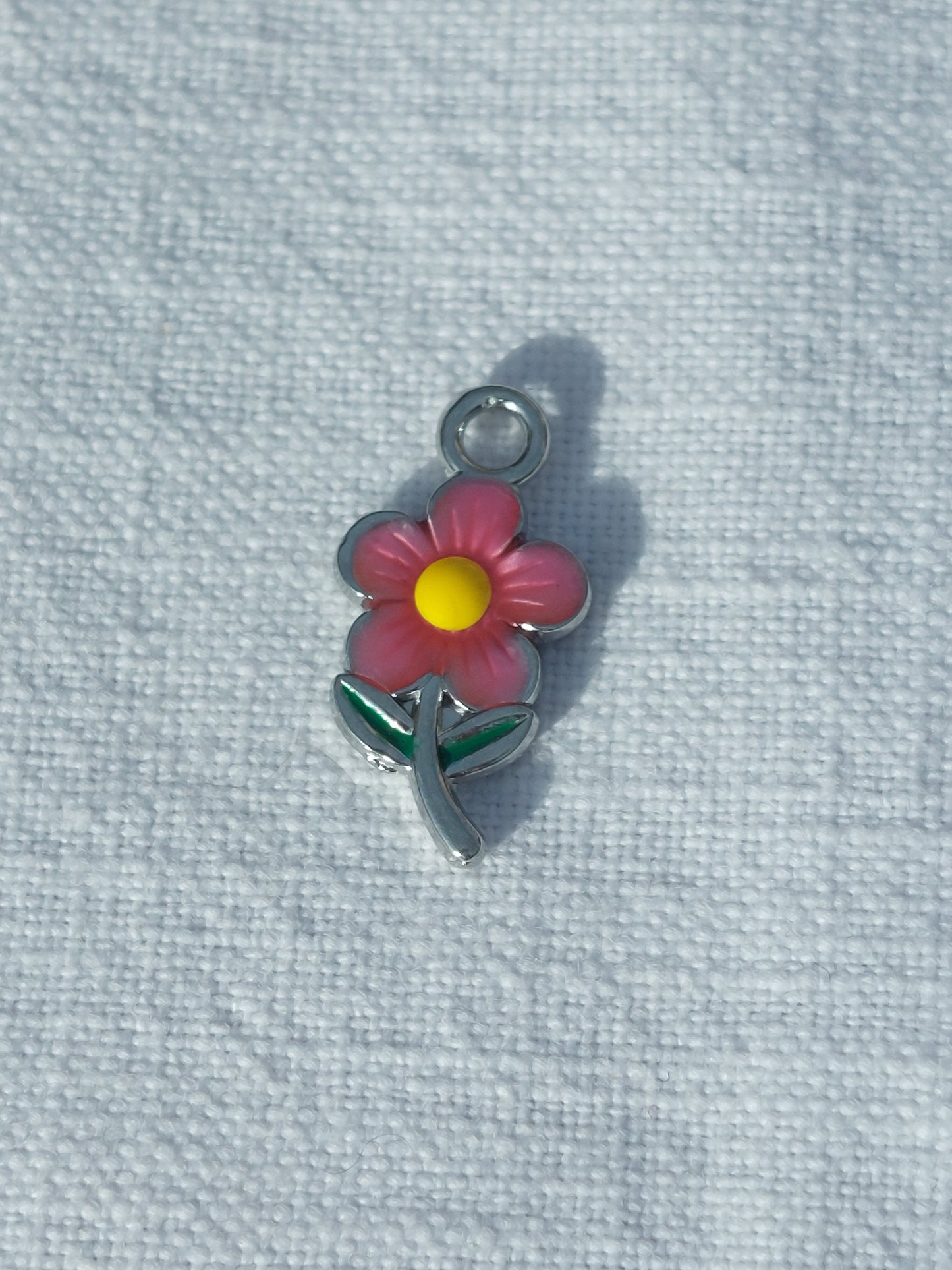 Charms argenté acier inoxydable