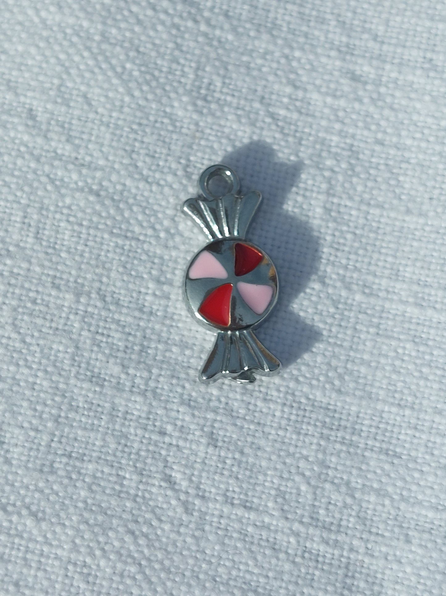 Charms argenté acier inoxydable