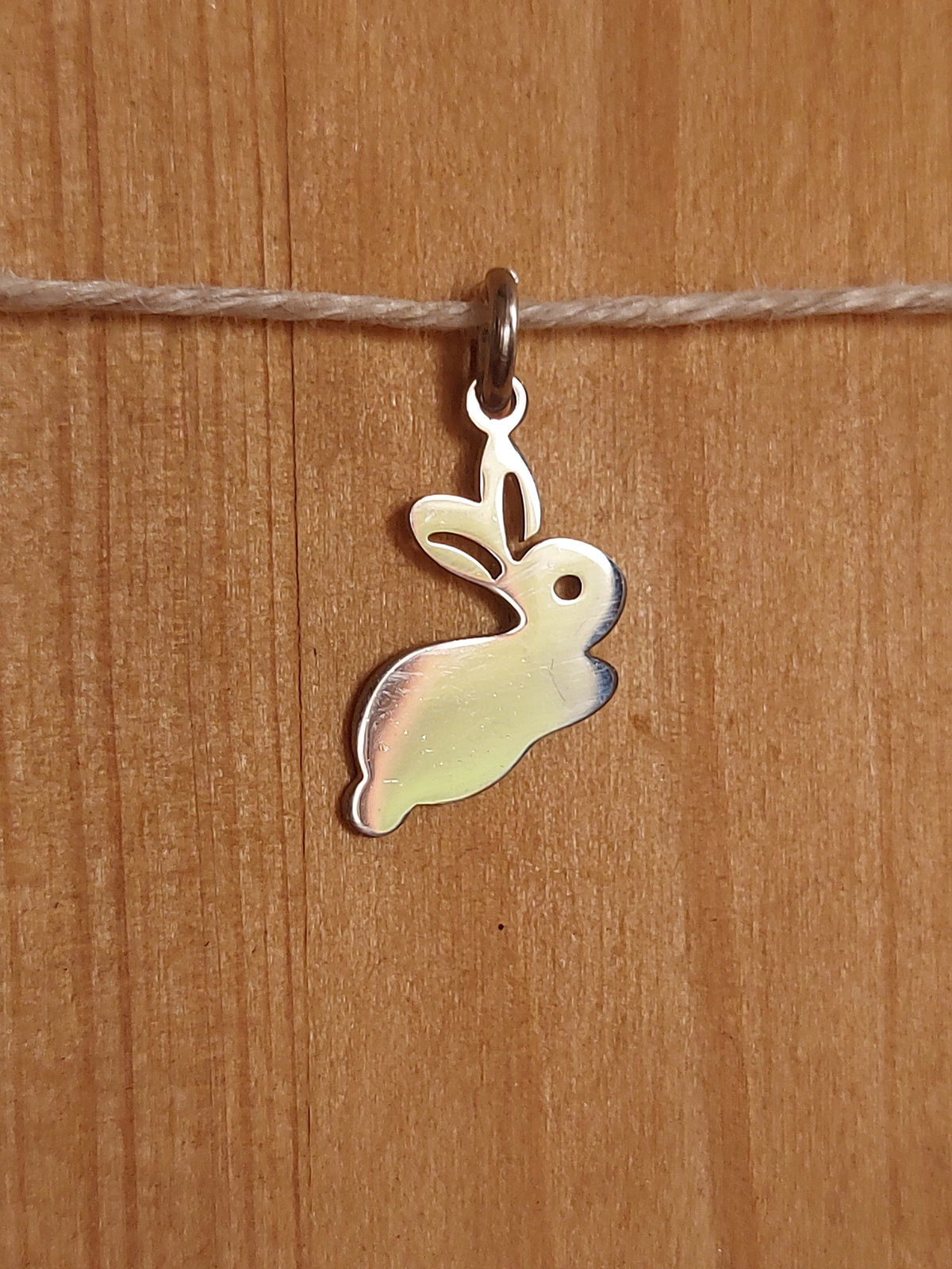 Charms argenté acier inoxydable