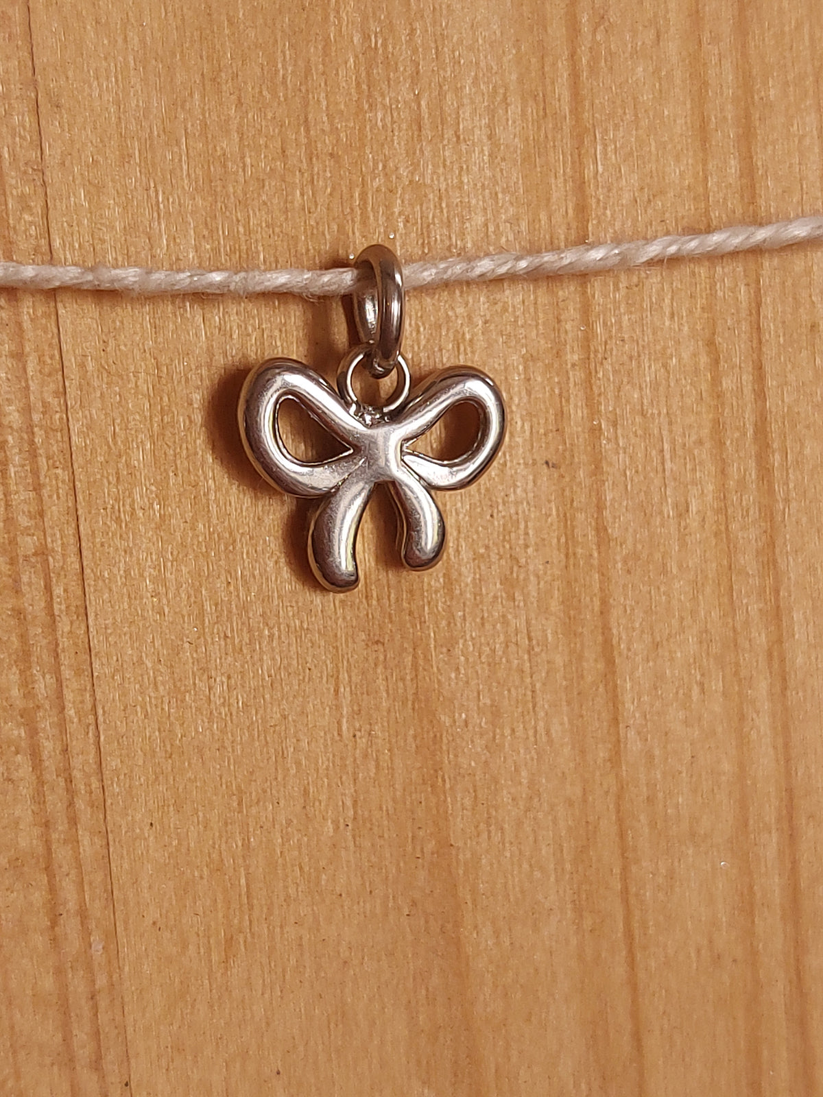 Charms argenté acier inoxydable