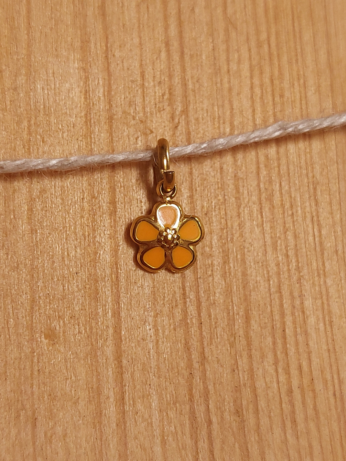 Charms doré acier inoxydable