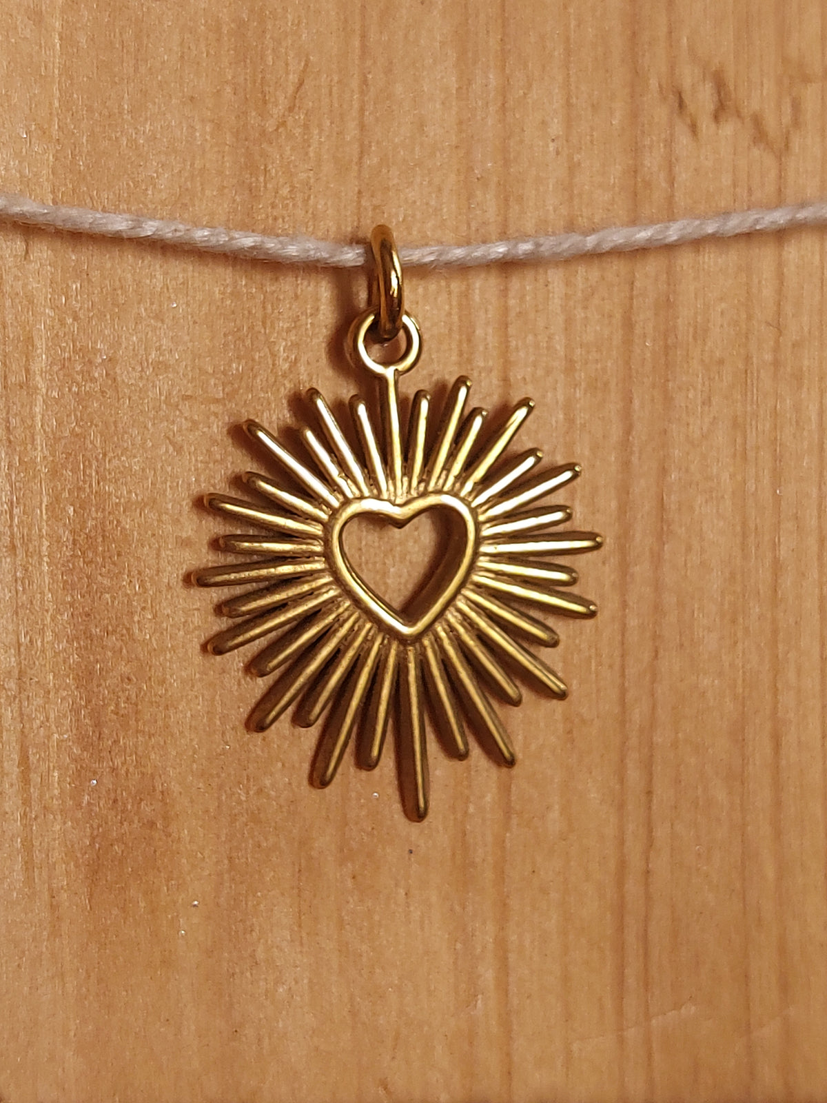 Charms doré acier inoxydable