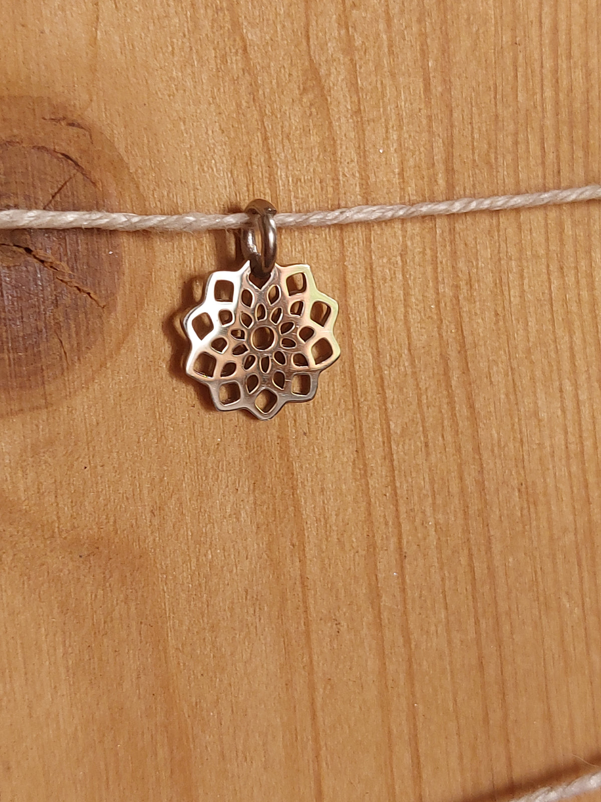 Charms argenté acier inoxydable