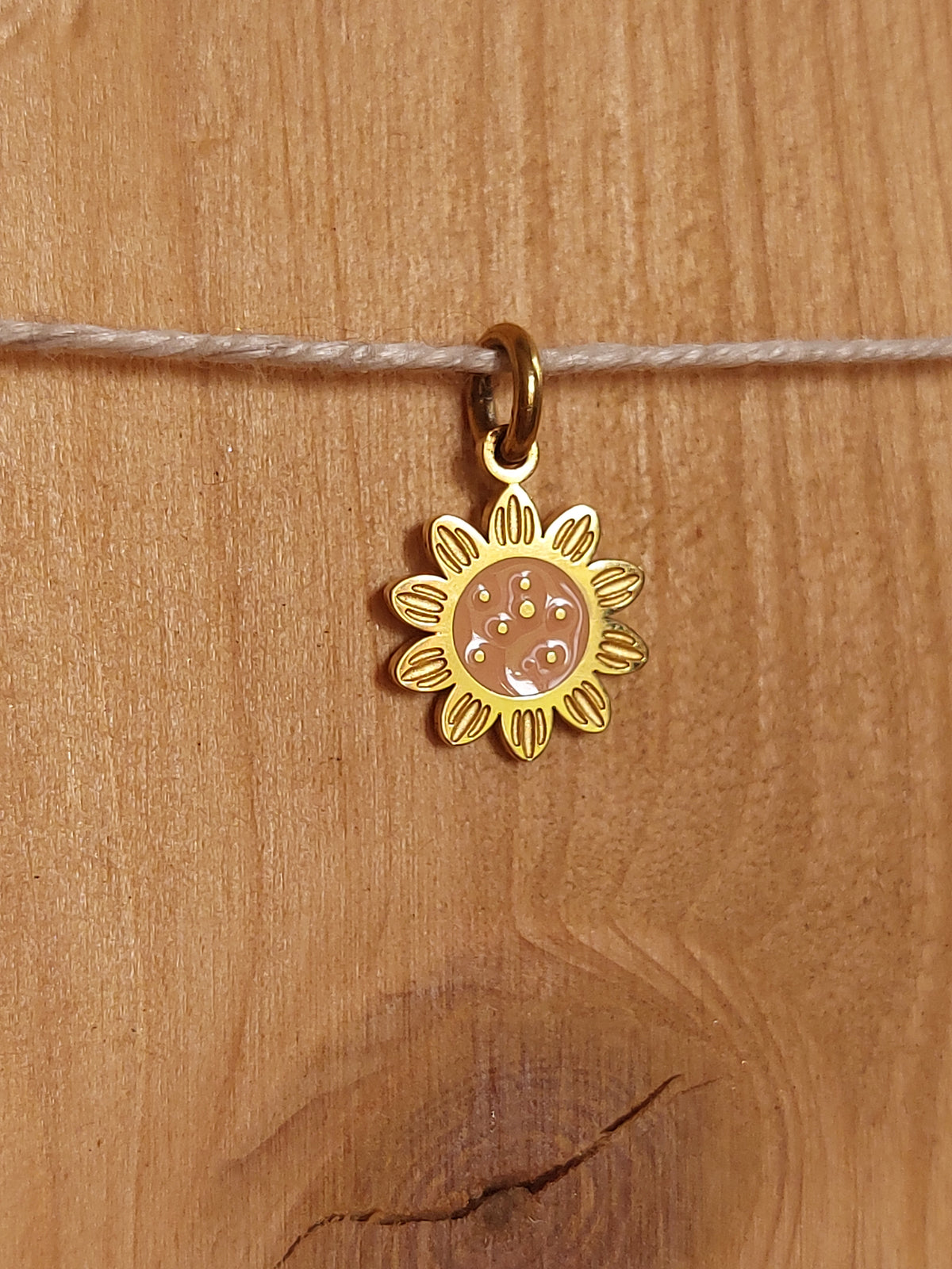 Charms doré acier inoxydable