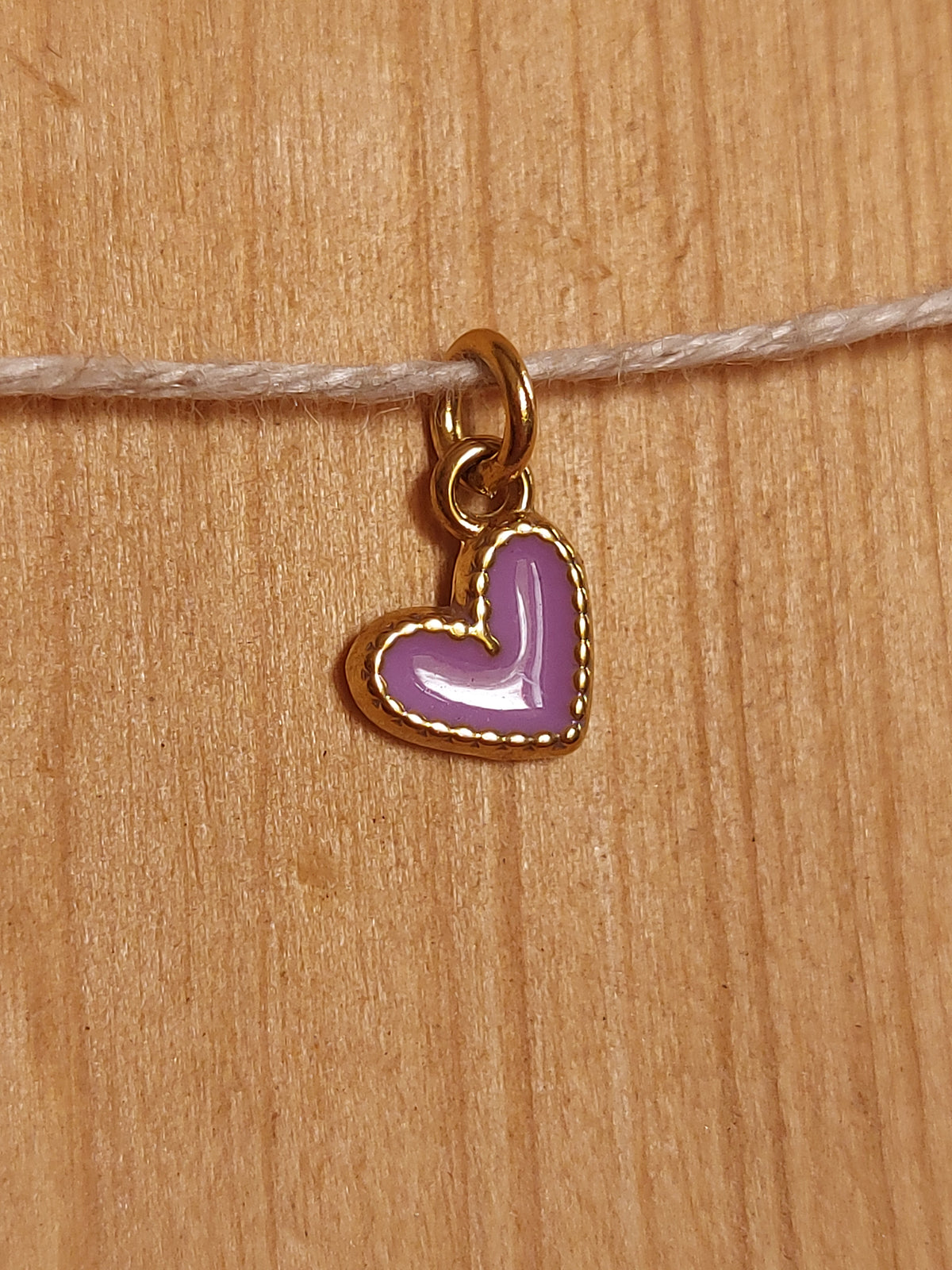 Charms doré acier inoxydable