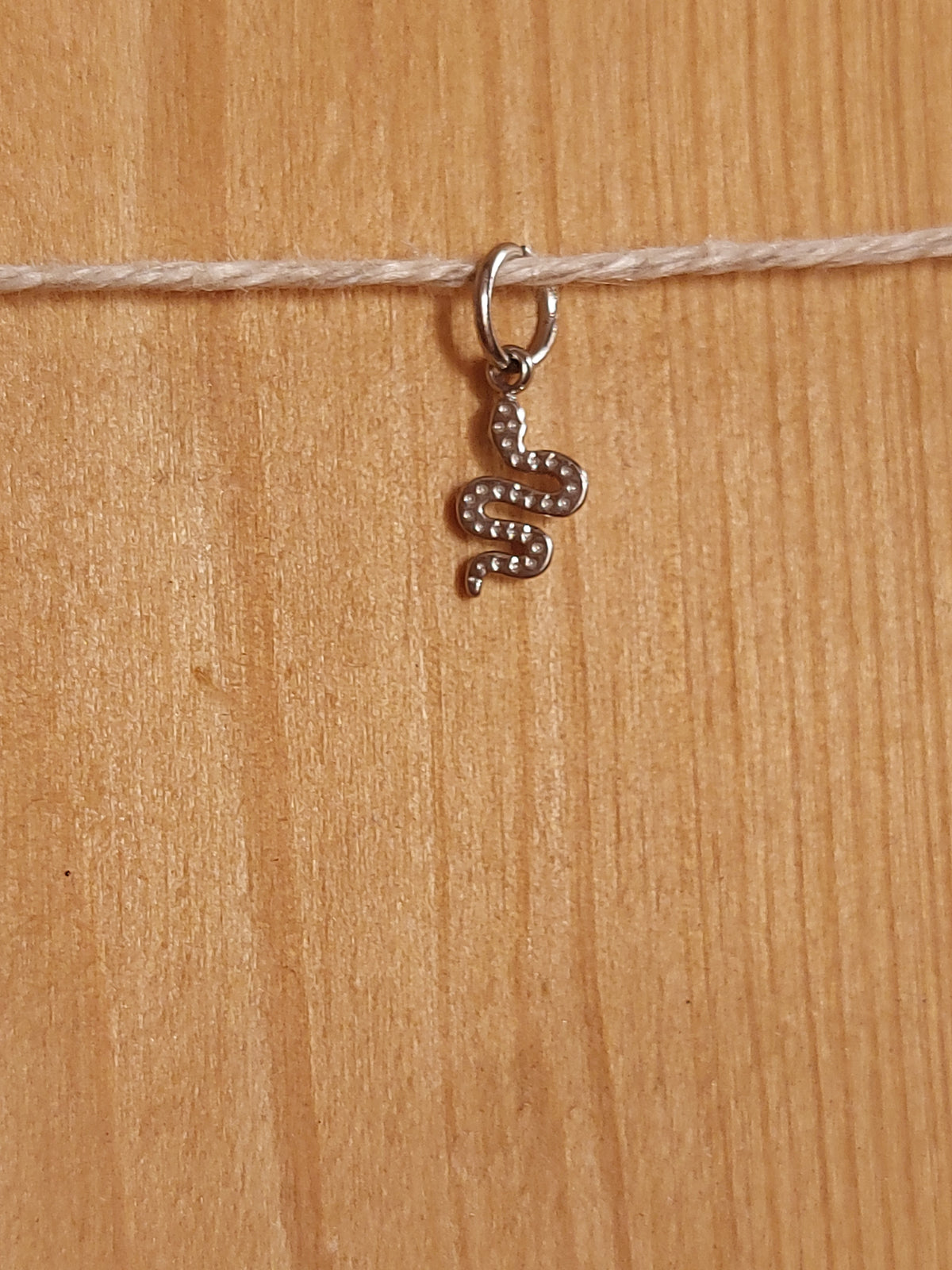 Charms argenté acier inoxydable