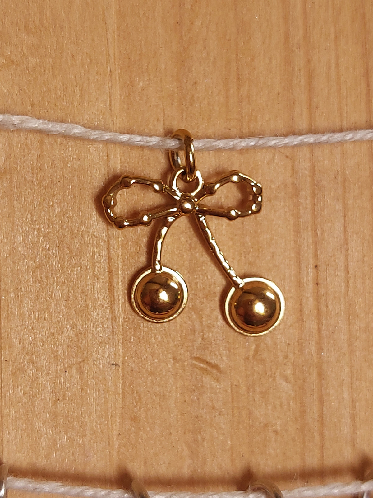 Charms doré acier inoxydable