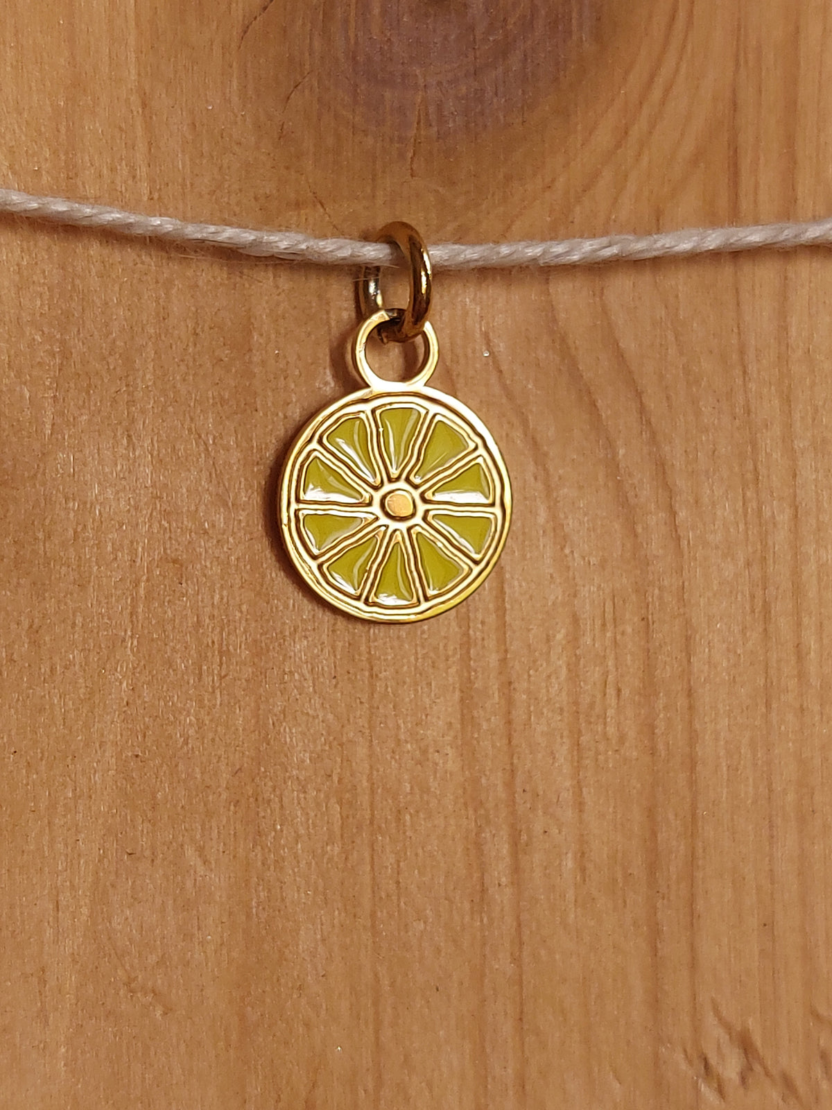 Charms doré acier inoxydable