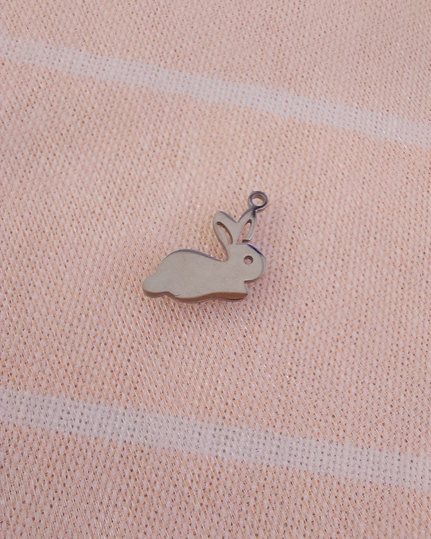 Charms argenté acier inoxydable