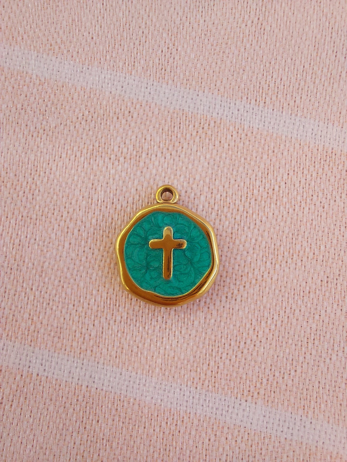 Charms doré acier inoxydable