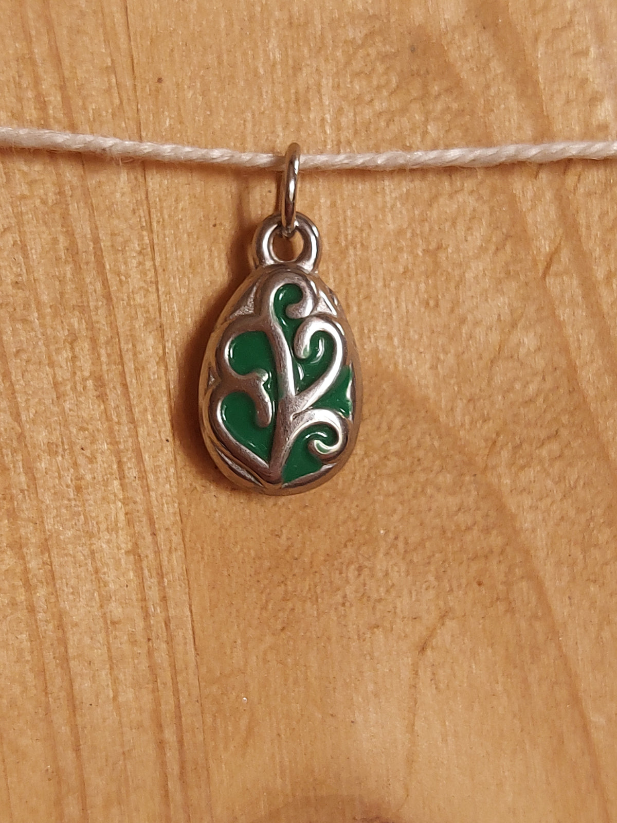 Charms argenté acier inoxydable