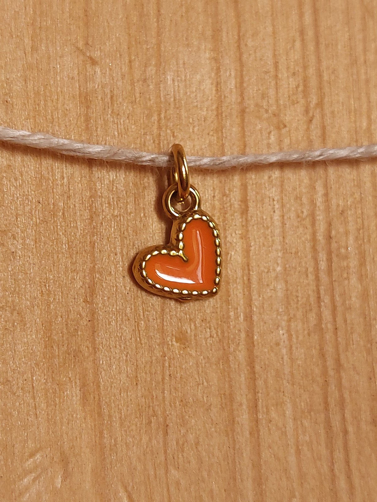 Charms doré acier inoxydable