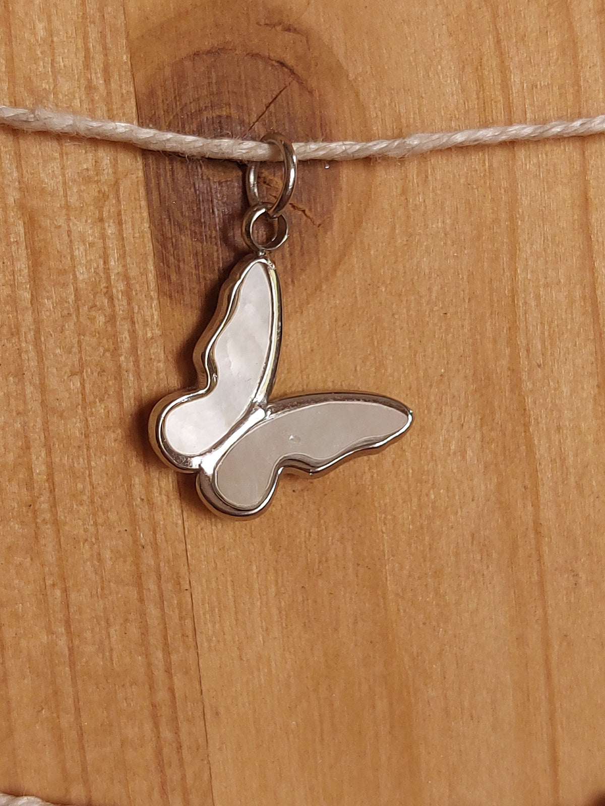 Charms argenté acier inoxydable